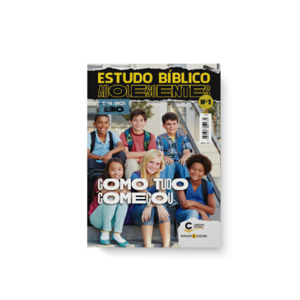 REVISTA ESTUDO BÍBLICO ADOLESCENTES 01 ALUNO 12 A 14 ANOS