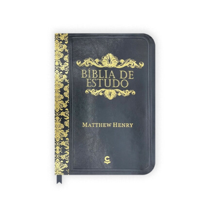 Bíblia De Estudo Matthew Henry - Preta (Nova Capa)